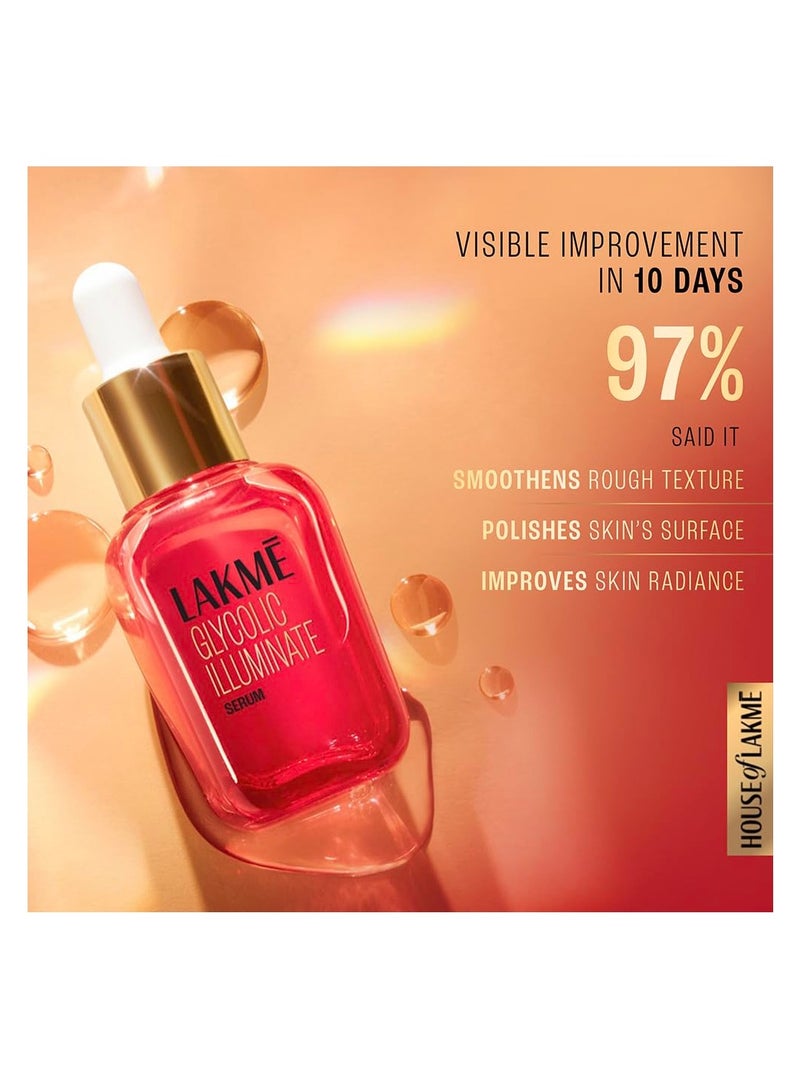 لاكمي مصل لاكمي جليكوليك المضيء مع 1% حمض الجليكوليك يقلل من البهتان ويحسن الملمس 15 مل - Image 4