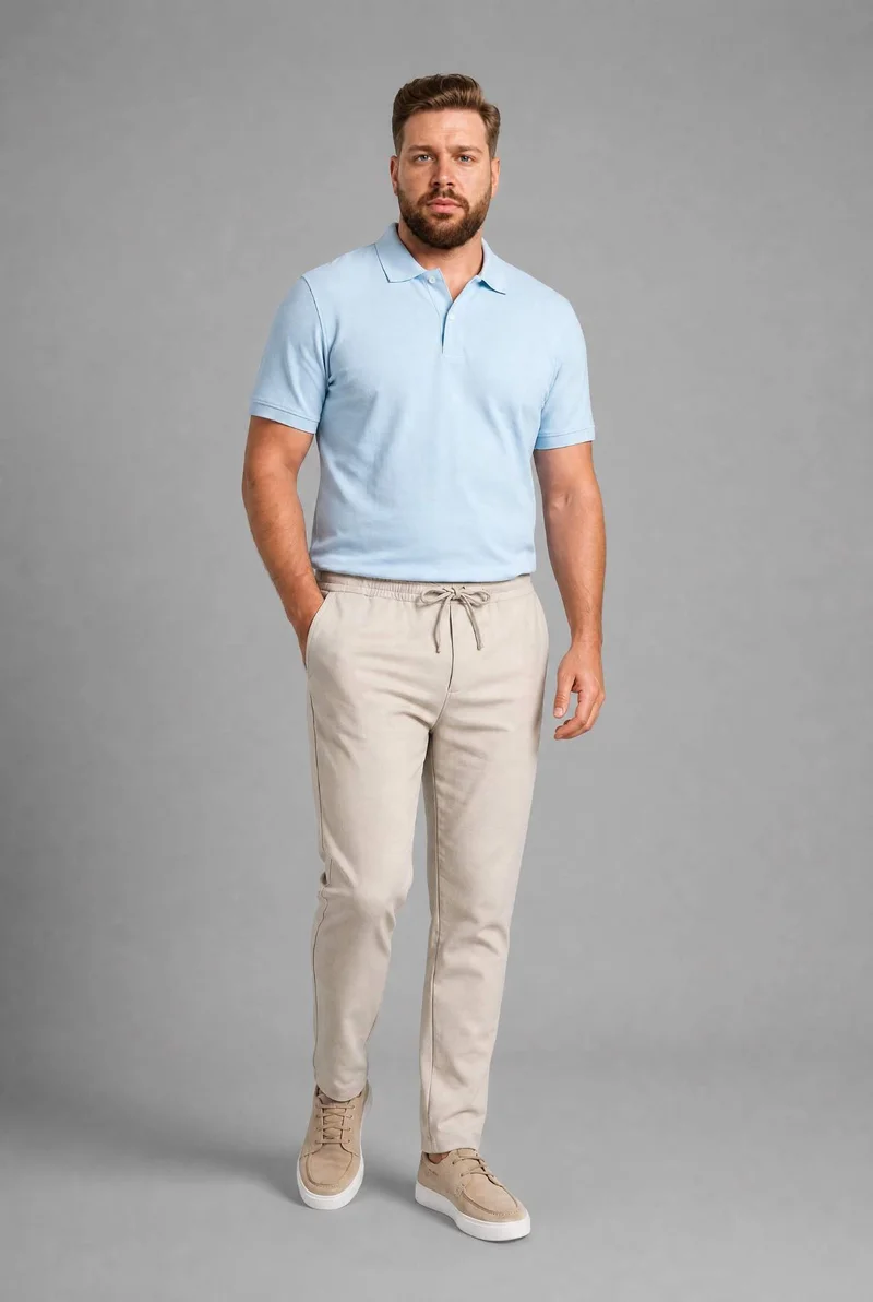 ديفاكتو Regular Fit Polo Collar Pique Short Sleeve Polo T-Shirt