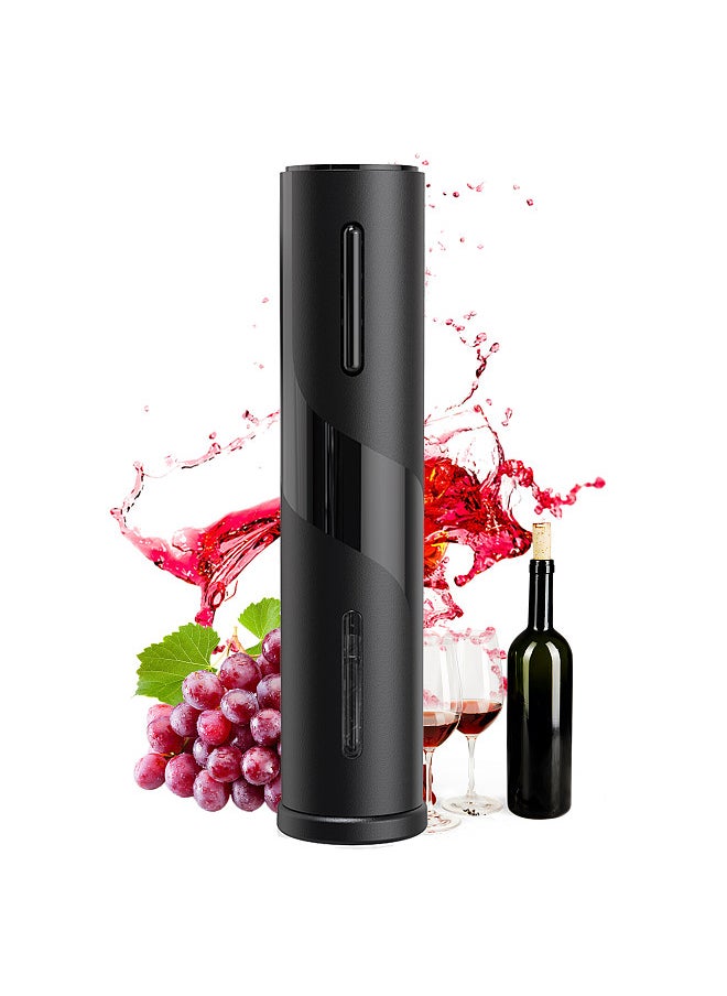 Generic Electric Wine Opener 4-in-1 Set with Bottle Opener, Wine Decanter with Aerator, Foil Cutter and Vacuum Wine Stopper USB Rechargeable Cordless Automatic Wine Accessories  - Image 1