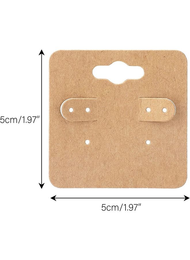 انت 200 قطعة من بطاقات القرط ، بطاقات حامل عرض القرط ، بطاقات عرض المجوهرات لتعليق القرط DIY - Image 2