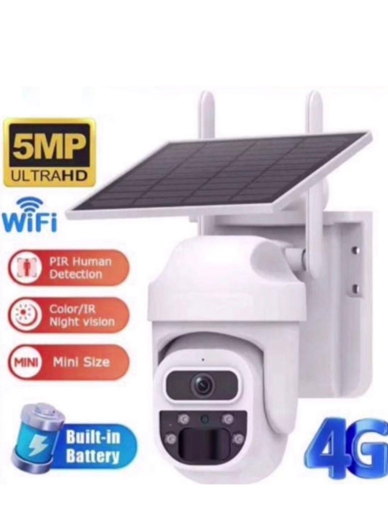 كاميرا بالطاقة الشمسية 5MP صغيرة تعمل بشريحة بيانات - Image 1