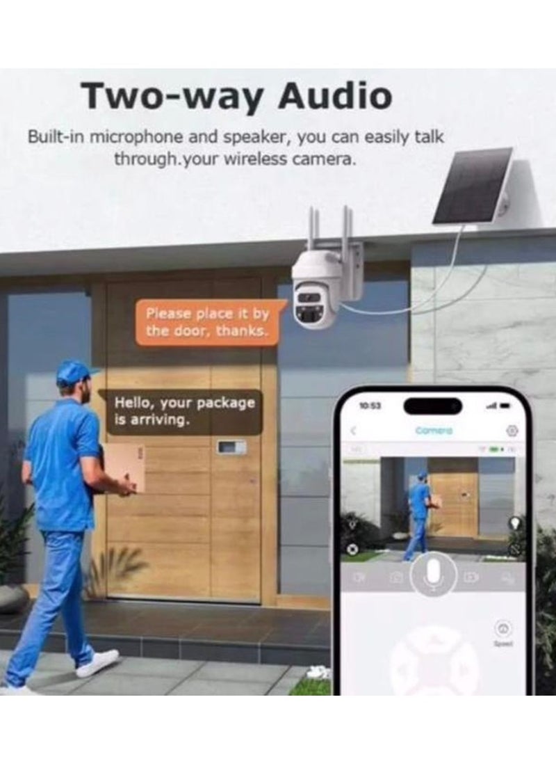 كاميرا بالطاقة الشمسية 5MP صغيرة تعمل بشريحة بيانات - Image 3