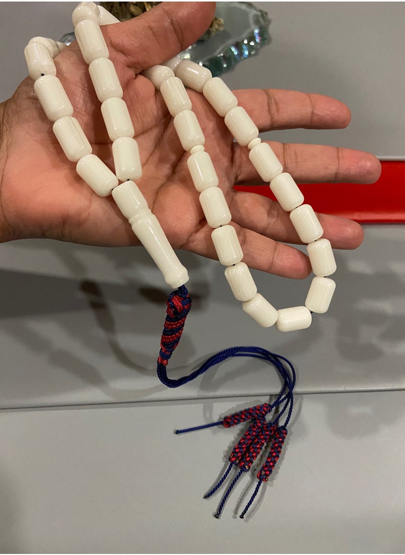 بيرسونال تاتش سبحة رجالية من الفاتوران الألماني بكلايت عدد الخرز 33 ومقاس الخرز 10mm x 16mm  - Image 4