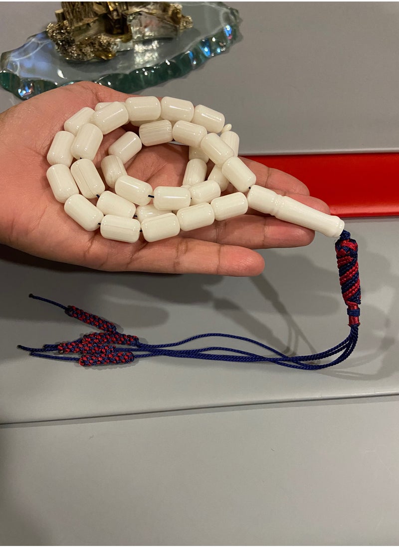 بيرسونال تاتش سبحة رجالية من الفاتوران الألماني بكلايت عدد الخرز 33 ومقاس الخرز 10mm x 16mm  - Image 1