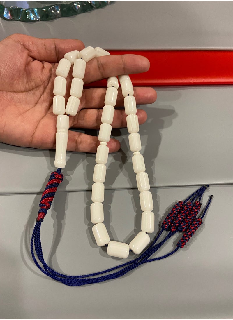 بيرسونال تاتش سبحة رجالية من الفاتوران الألماني بكلايت عدد الخرز 33 ومقاس الخرز 10mm x 16mm  - Image 2