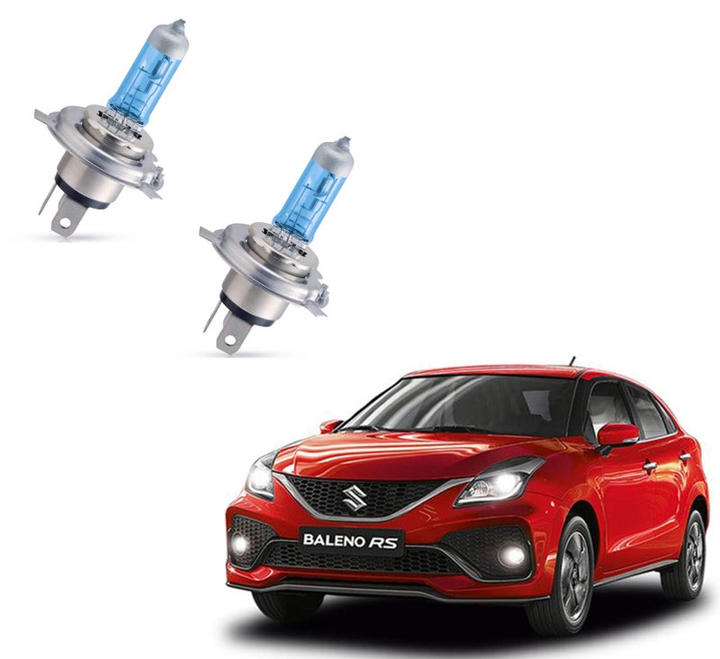 Auto Pearl H4 Ultra Blue High Beam Halogen Head Lamp Bulb Compatible with- Baleno RS 2019 (Set of 2) - Image 4
