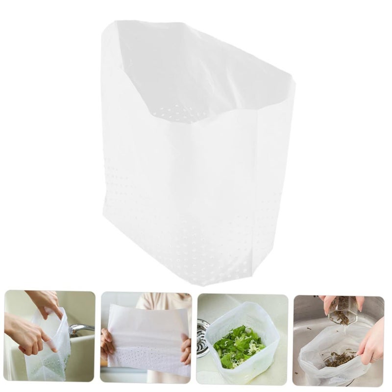 Luxshiny 90pcs Self Standing Kitchen Sink Filter Bags Disposable Strainer Waste Bags - Image 5