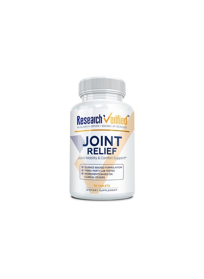 research verified Joint Support - 100% Natural Glucosamine, MSM, Turmeric, Boswellia, BioPerine - Vegan - 90 Capsules -1 Month Supply - Image 1