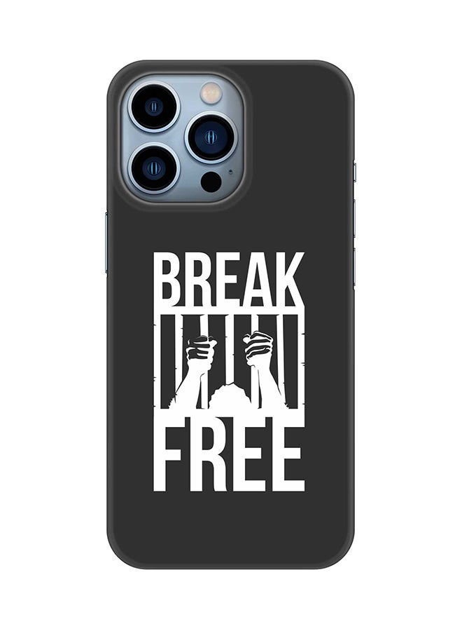 Stylizedd Case for Apple iPhone 14 Pro Slim Snap Classic Series Mobile Cover Hard PC Shield Matte Finish Print - Break Free