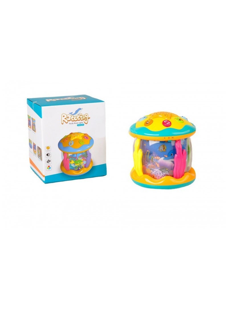 Baby Toys 6 to 12 Months Musical Light Up Tummy Time Infant Toys 12-18 Months Crawling Toys Ocean Rotating Projector Baby Gifts for 1 2 3 Year Old Boy Girl Birthday Toddlers Kids - Image 3