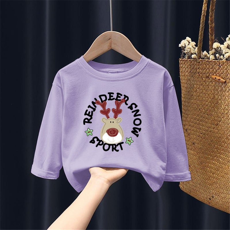 H2203# Men'S And Women'S Children'S Bottoming Cotton Printed Cartoon T-Shirt Cute Casual Fashion T-Shirt Tide - Image 4