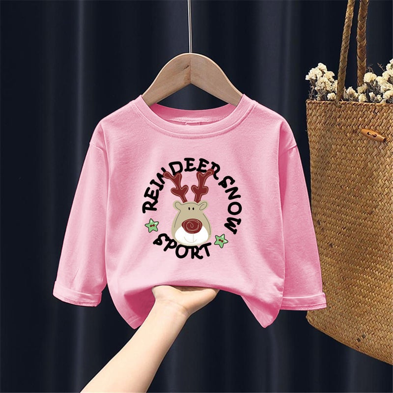 H2203# Men'S And Women'S Children'S Bottoming Cotton Printed Cartoon T-Shirt Cute Casual Fashion T-Shirt Tide - Image 3