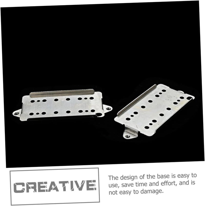 2pcs Metal Base for Guitar Pickup Smooth Easy Installation Design for Neck and Bridge Base - Image 3