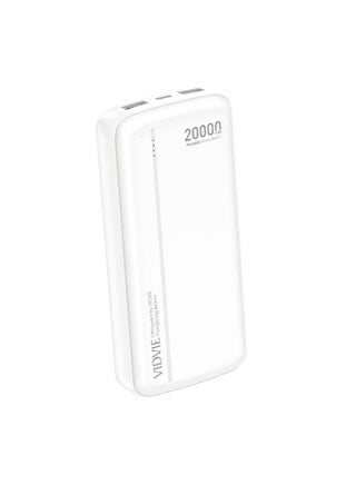Power Bank 20000mAh with 2 USB Ports and 1 Type-C Port - White - pzsku/Z4EDCAC6F845502E9AD34Z/45/_/1734028867/fa18a694-45db-4930-b43c-72e68af04e1c