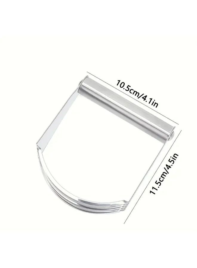 خلاط وعجينة الفولاذ المقاوم للصدأ وقاطع - قاطع معجنات احترافي بشفرات متينة - أدوات الخبز وأدوات المطبخ - Image 4