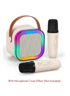 DIGI CORE Mini Karaoke Machine Portable Speaker Bluetooth Karaoke Speaker With Dual Wireless Mic For Kids And Adults Mini Wireless Speaker With Light For Indoor And Outdoor Party And Birthday Bluetooth Speaker  - Image 2