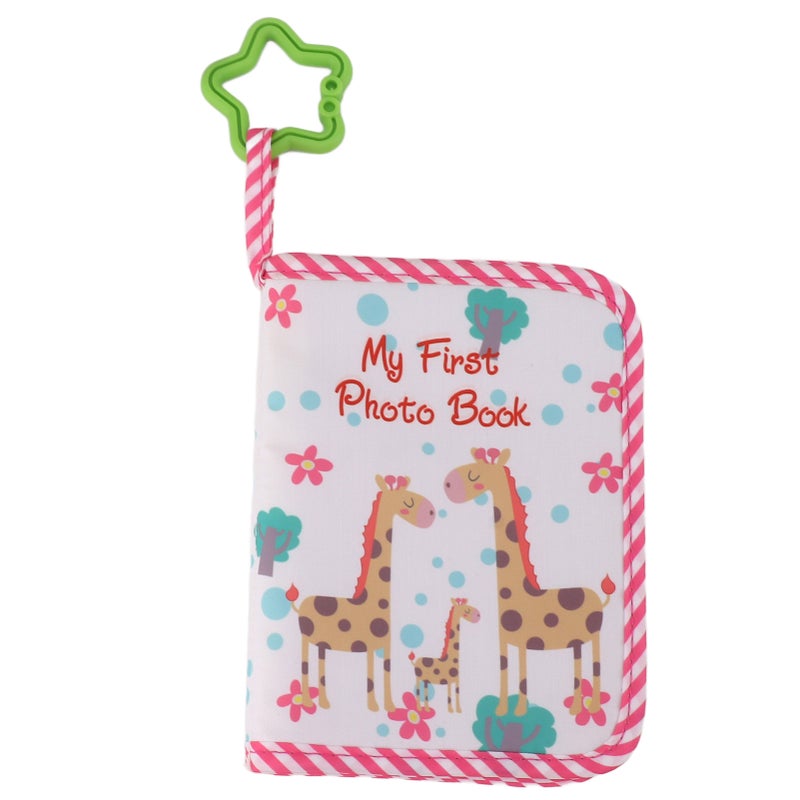 First Year Photo Book Soft Fabric Cartoon Style Bright Colors Toddler Photo Album for Home Decoration Memory - Image 1