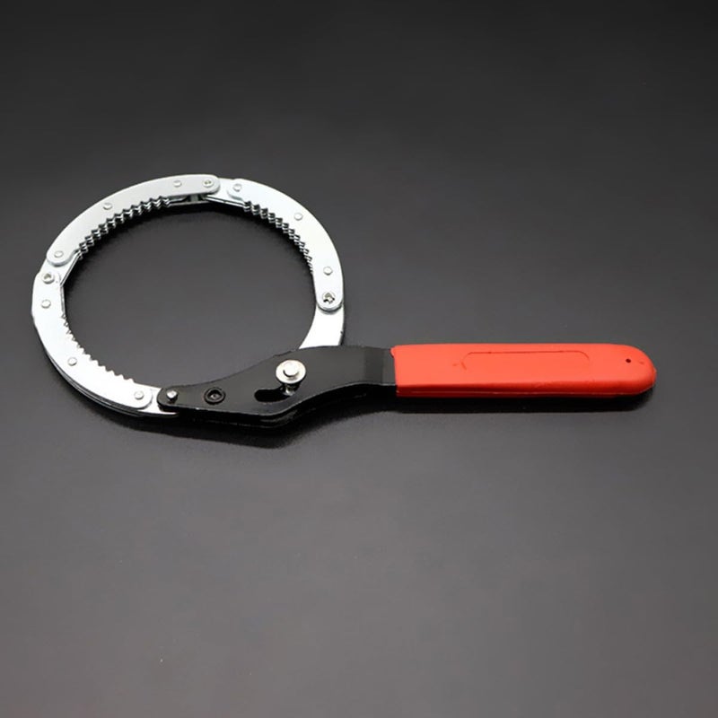 Universal Wrench with Red Handle Portable Motorcycle and Removal Tool Sturdy Handheld Spanner - Image 5