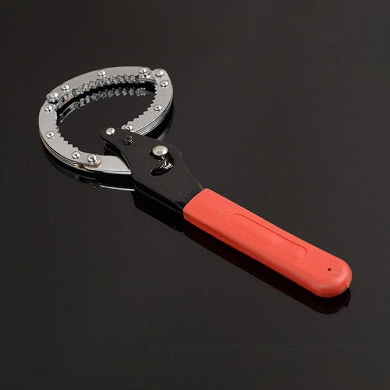 Universal Wrench with Red Handle Portable Motorcycle and Removal Tool Sturdy Handheld Spanner - Image 3