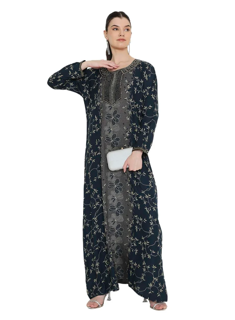 HANA & SARA luxe traditional arabic long kaftan jalabia dress