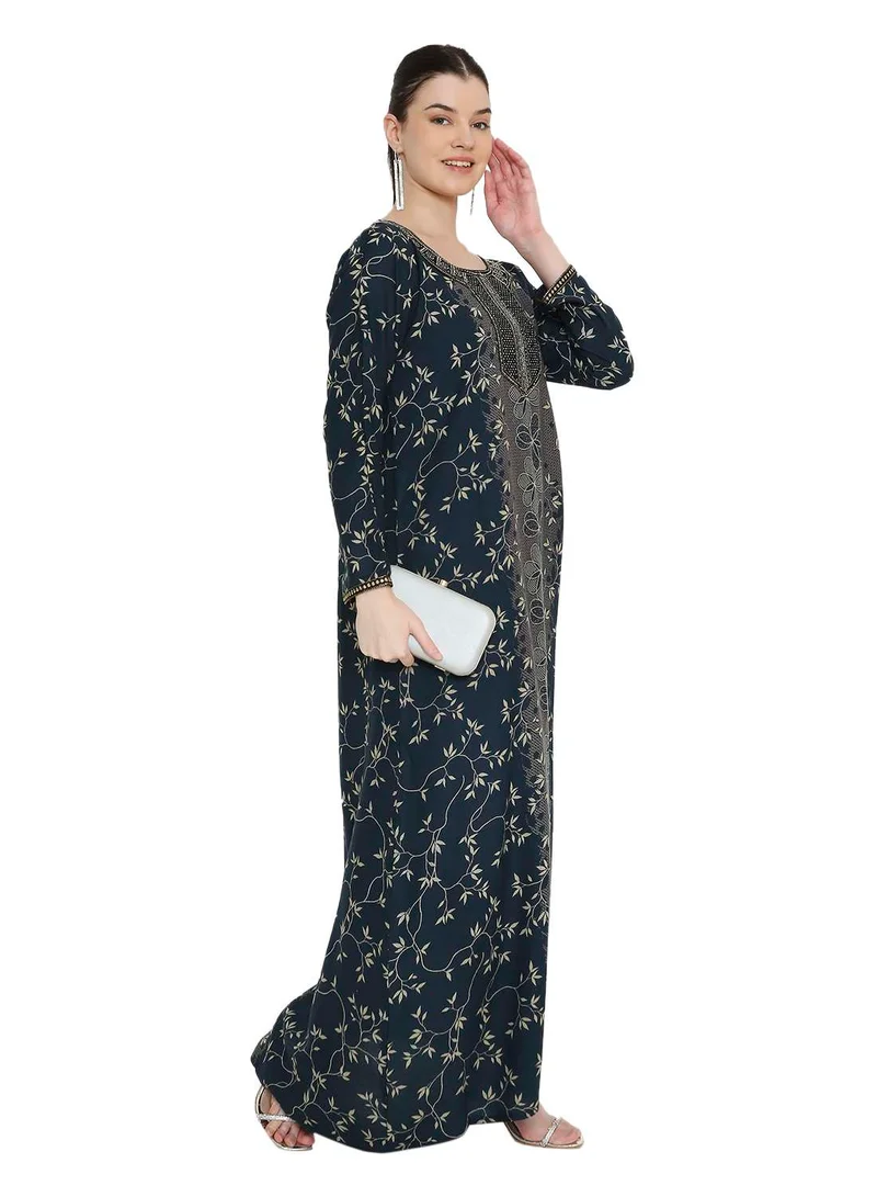 HANA & SARA luxe traditional arabic long kaftan jalabia dress