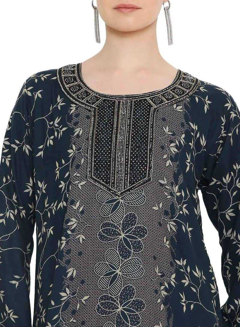 HANA & SARA luxe traditional arabic long kaftan jalabia dress