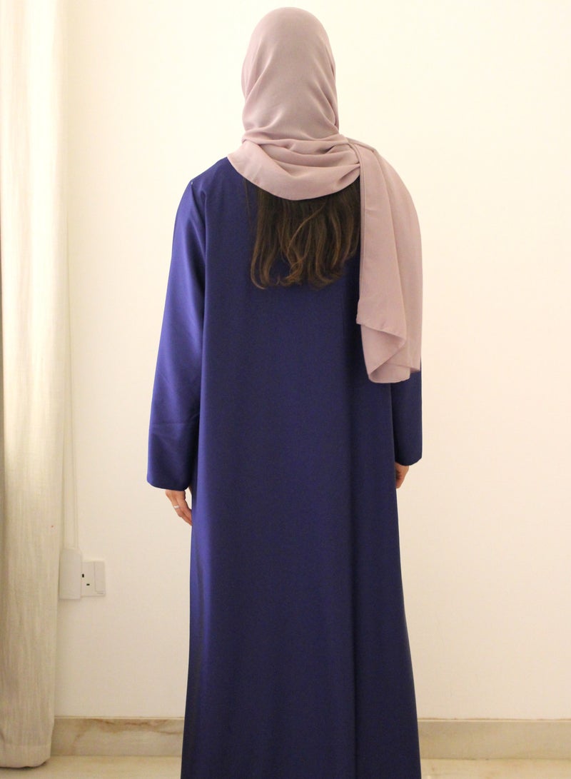 JAMEELA Womens Reversible Abaya in Armani Silk - Image 3