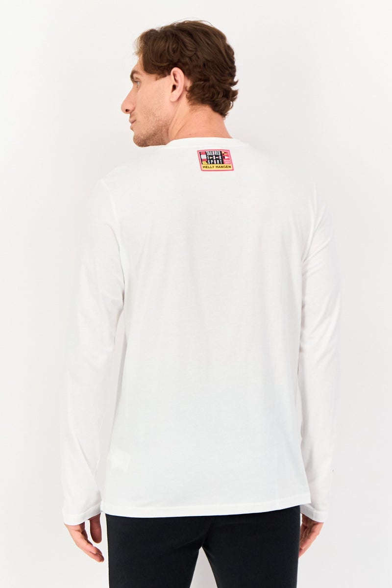 Puma X Helly Hansen Men Sportswear Fit Long Sleeve Outdoor T-Shirt, White - Image 3