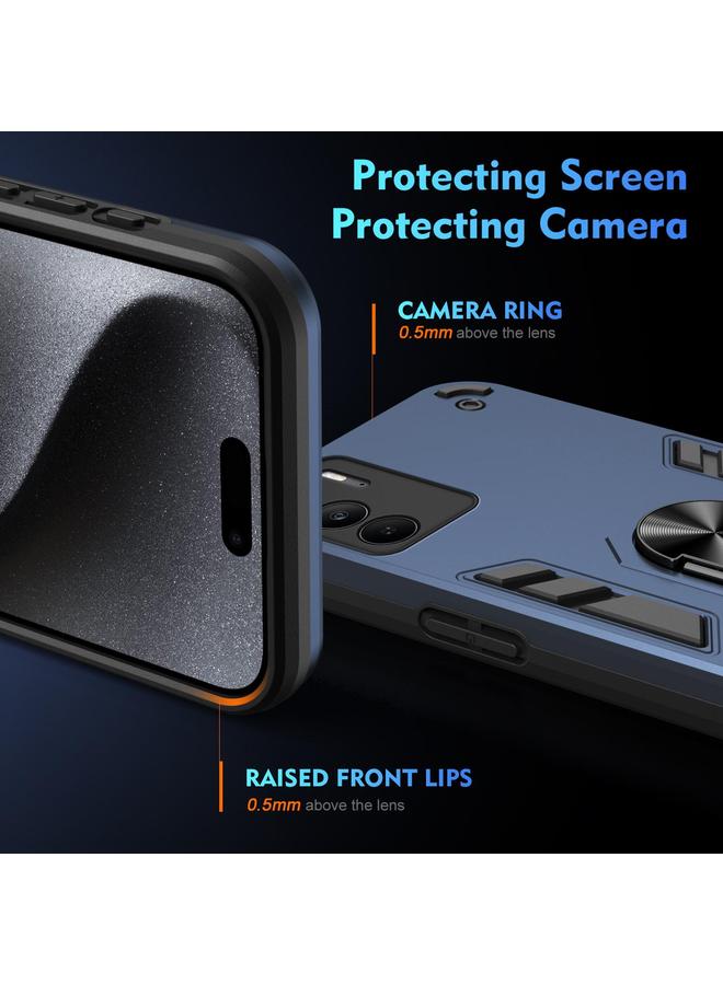 S-TOP Case For Realme C75 Shockproof Metal Ring Holder Phone Case - Image 3