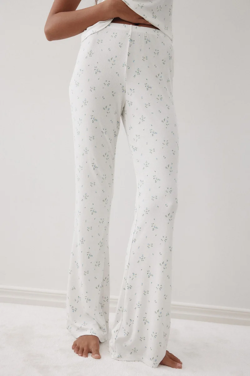 H&M Ribbed cotton pyjamas