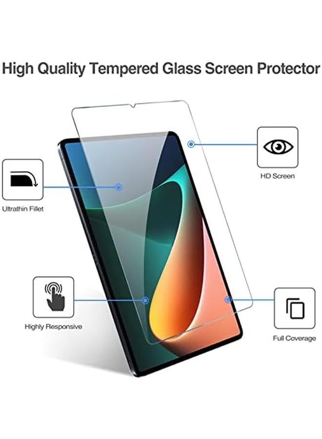 Procases 2 Pack Screen Protector For Xiaomi Pad 5 Pad 5 Pro 11 Inch 2021 Tempered Glass Screen Film Guard For Xiaomi Mi Pad 5 Pad 5 Pro 11 Inch 2021 Release - Image 2