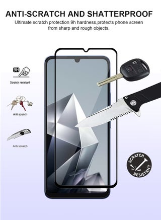 Infinix Hot 60i 5G Screen Protector - Premium Full Screen Tempered Glass For Infinix Hot 60i 5G , High Transparency, Delicate Touch, Anti-Explosion, Smooth Arc Edges, Easy Installation - view 2