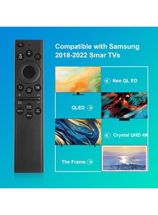 Voice Remote Control Replacement for Samsung Smart TV (No Solar), Compatible with Most 2018 to 2022 Smasung Crystal UHD QLED The Frame QLED 4K 8K Smart TVs(BN59-01385A/BN59-01385B) - view 3