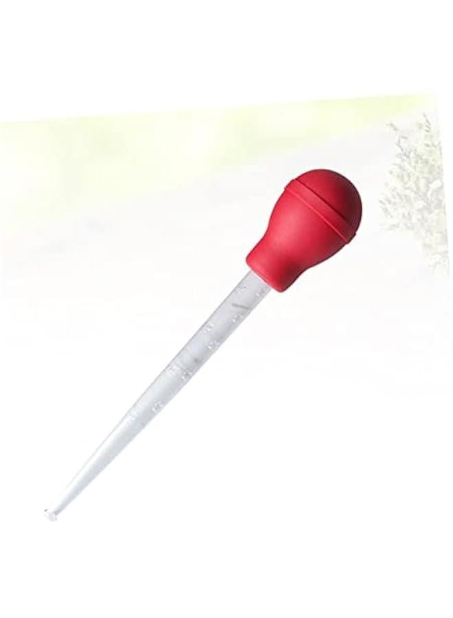 1pc Barbecue Seasoning Fluid Silicone Turkey Baster Glass Turkey Baster Liquid Baster Silicone Light Bulbs Seasoning Tube Meat Baster Lab Bread Roast - Image 2