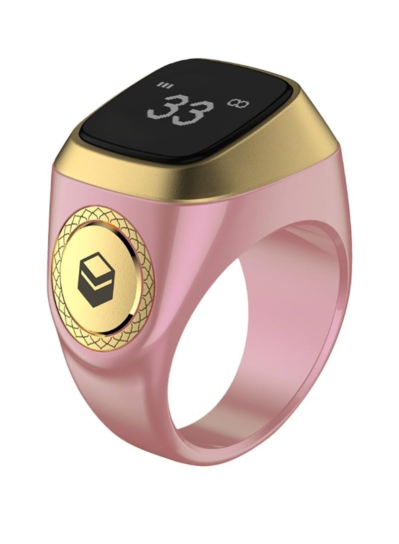 Smart Tasbih Zikr Ring - Muslim Prayer Reminder - OLED Display - Tasbih Counter - Wearable Technology - Waterproof - Black - Image 3