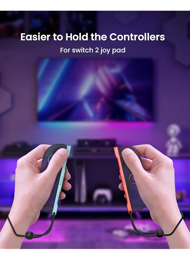 Upgraded Wrist Strap For Nintendo Switch 2 Joy Cons – Universal Motion Sensing Game Strap With Non Slip Grip Led Light Hole & Mouse Mode For Enhanced Control  - Image 2