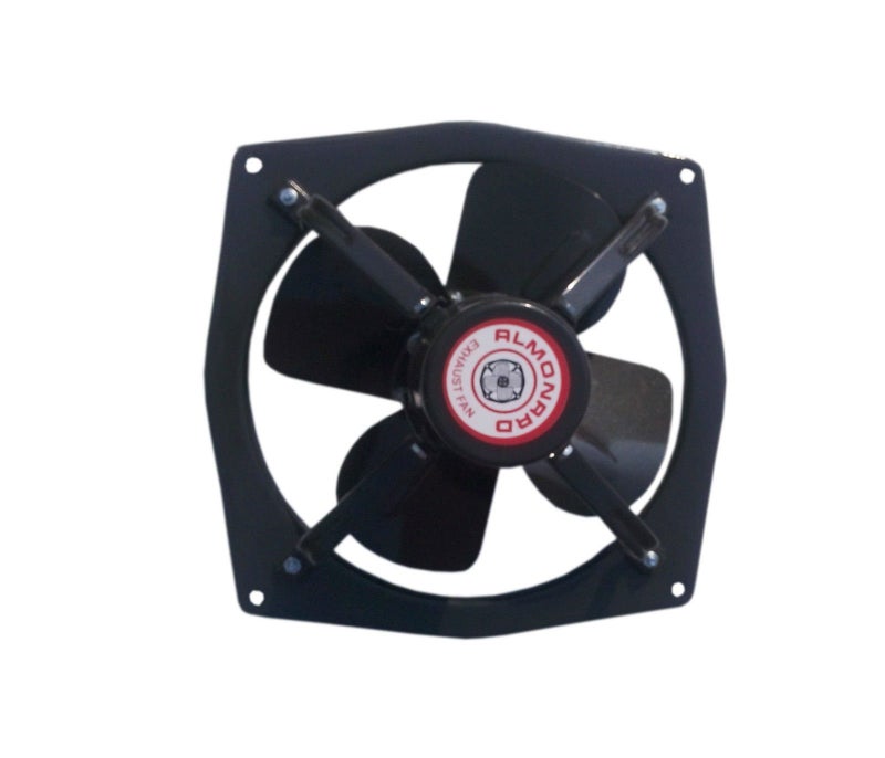 Almonard 9 inch Heavy Duty Air Vent Single Phase (1400 RPM) Exhaust Fan (Black, 225 mm) - Image 2