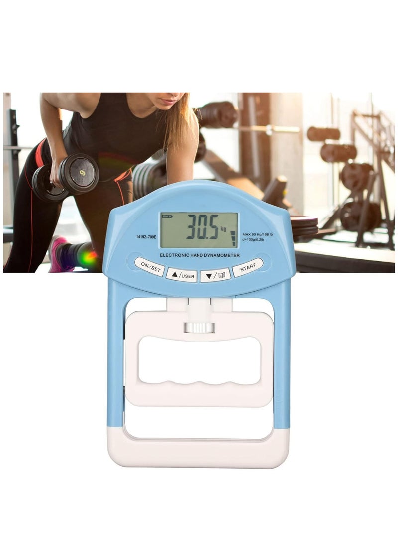 SOLARAE Digital Hand Dynamometer, Grip Strength Measurement Electronic Hand Strengtheners 198 Lbs with 19 Sets of Individual Records, Gripping Strengthener For Athletes, Home, Car, Clinic - Image 5
