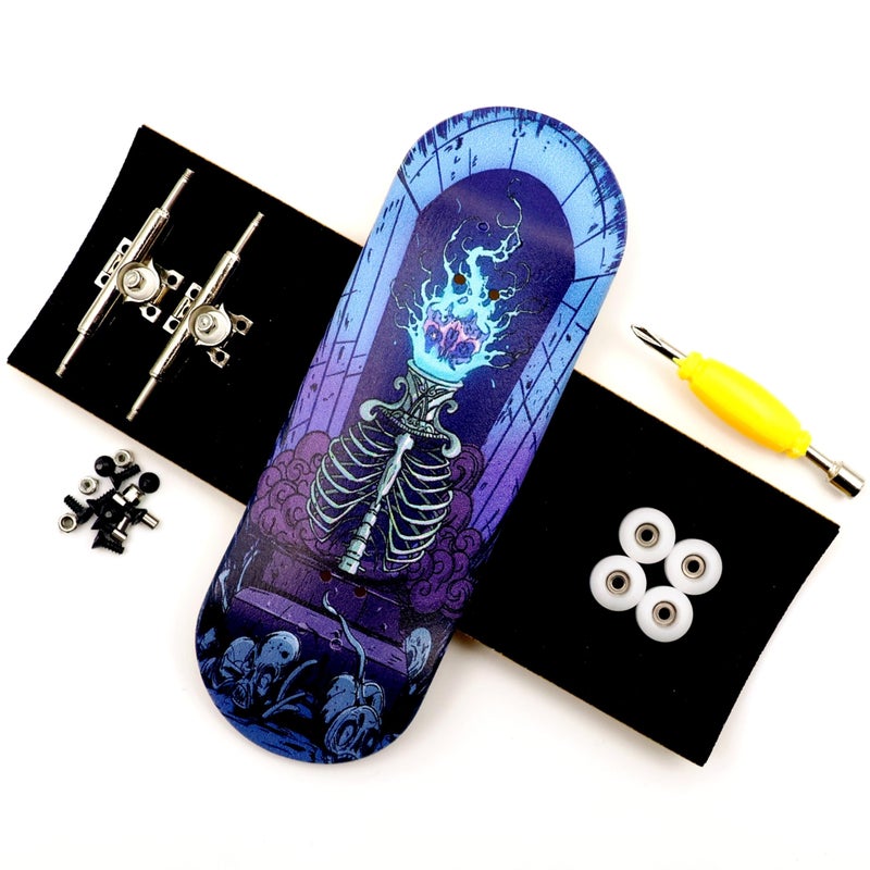 RACOFSB 32mm Pro Fingerboard 12 Constellation Series Wooden Finger Board Aquarius - Image 2
