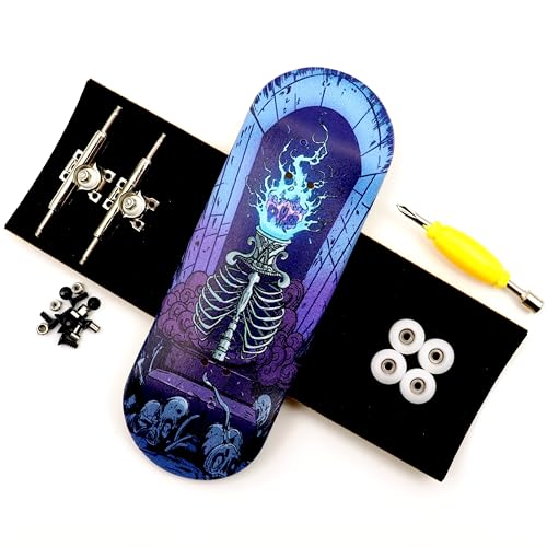 RACOFSB 32mm Pro Fingerboard 12 Constellation Series Wooden Finger Board Aquarius - Image 1