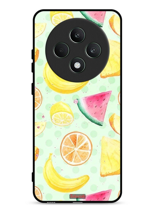 Tolwak Oppo Reno12 F 5G Protective Case Cover Fruits Watercolor Art - Image 1