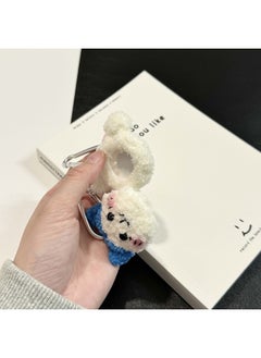 Generic Bear Plush Knitted Cute Suitable For Smart For Apple Airtag Tracker Case Anti-lost Device Protective Cover Soft Positioning-Color:Gray Puppy-Applicable Models:For Apple Airtag Protective Case  - Image 4