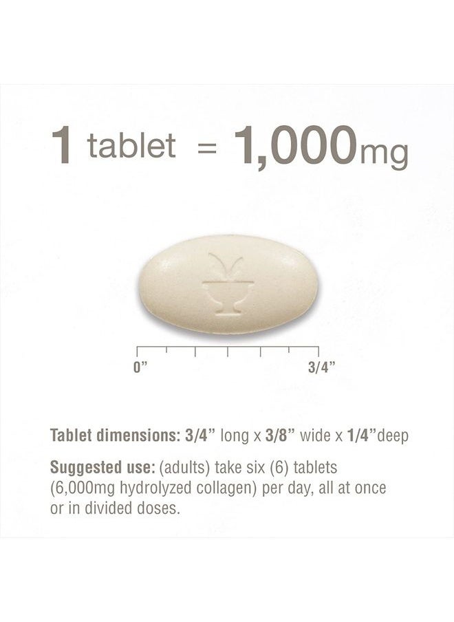 Collagen with Vitamin C, Advanced Hydrolyzed Formula for Optimal Absorption, Skin, Hair, Nails and Joint Support, 120 Supplements