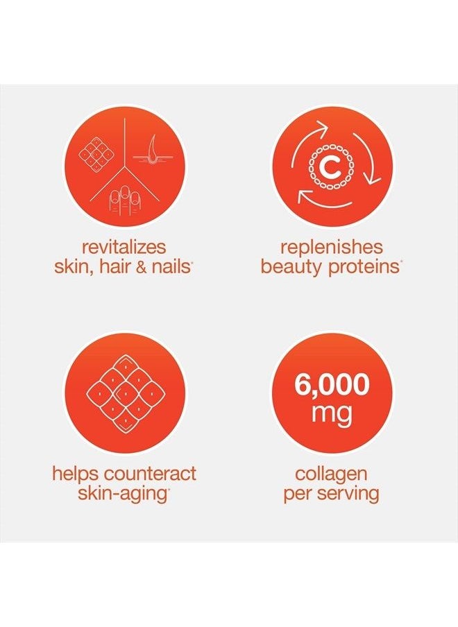 Collagen with Vitamin C, Advanced Hydrolyzed Formula for Optimal Absorption, Skin, Hair, Nails and Joint Support, 120 Supplements