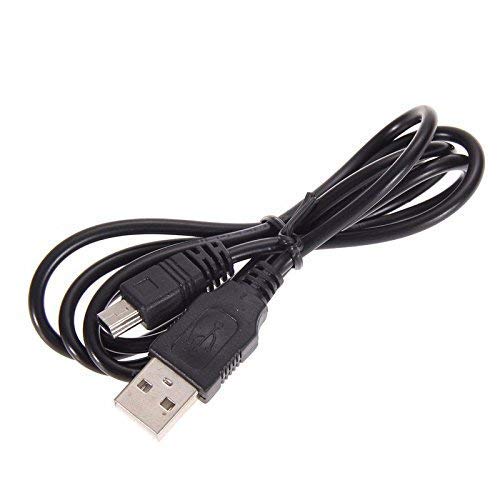 GAMENOPHOBIA PS3 Controller Charging Cable, 5.4ft USB to Mini USB Charger Cable for PlayStation PS3/PS3 Slim Controller - Black - Image 1