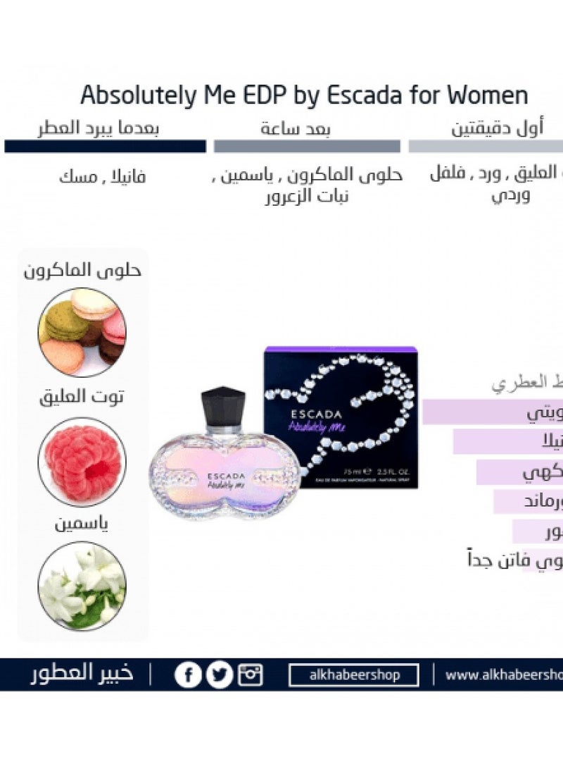 إسكادا سكادا ابسولوتلي مي للنساء -أو دى بارفيوم 75 مل - Image 3