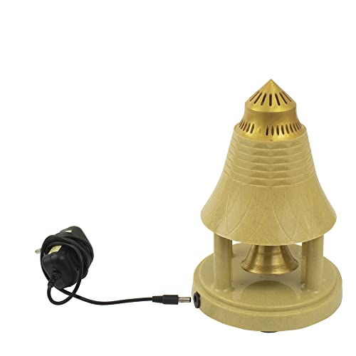Spillbox Brass Automatic Pooja Bell for Pooja,puja Electric Puja Ghanti/Ghanta | Brass Pooja Bell - Continuous Rhythmic Sound - Image 2