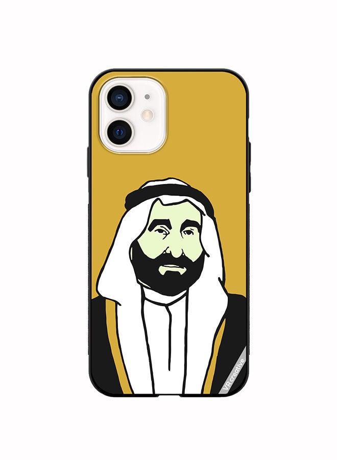 VR CREATIVE Protective Case Cover For Apple iPhone 12 mini Sheikh Saqr Bin Mohammed Al Qasimi Design Multicolour - Image 1