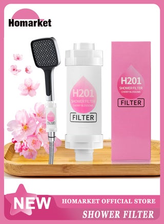 Shower Head Filter - Vitamin C Shower Infuser , Hard Water Softener, Chlorine & Fluoride Shower Filter, Water Purifying Filtered Shower Head with Beads, Helps Dry Skin & Hair Loss (Cherry Blossoms) GC4123Z - pzsku/Z4EDE5FC48154C33A4818Z/45/_/1703561851/e8dba3a6-9048-4296-8f5c-0ad69b9cd79a