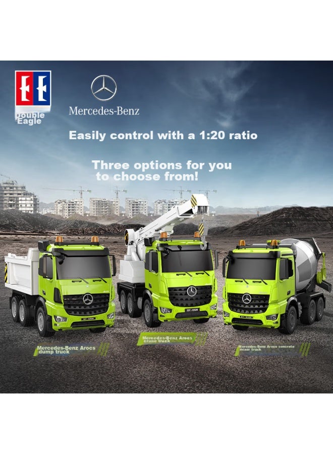 Double E Shuangying Benz Arocs Authorized Engineering Vehicle Remote Control Mixer Truck Toy Model, Birthday Gift For Boys And Girls - Image 3